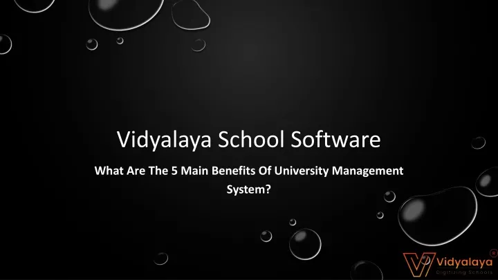 vidyalaya school software