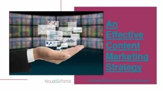 An Effective Content Marketing Strategy | KloudPortal