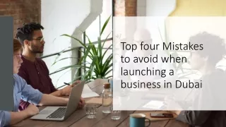 Top four Mistakes to avoid when launching a