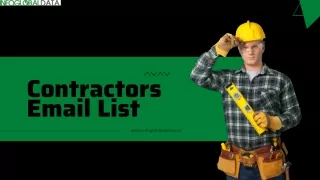 contractors email list