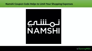 Use Namshi Coupon Codes for Better Shopping Experience