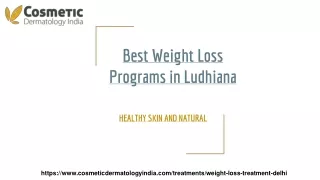 best weight loss programs in ludhiana