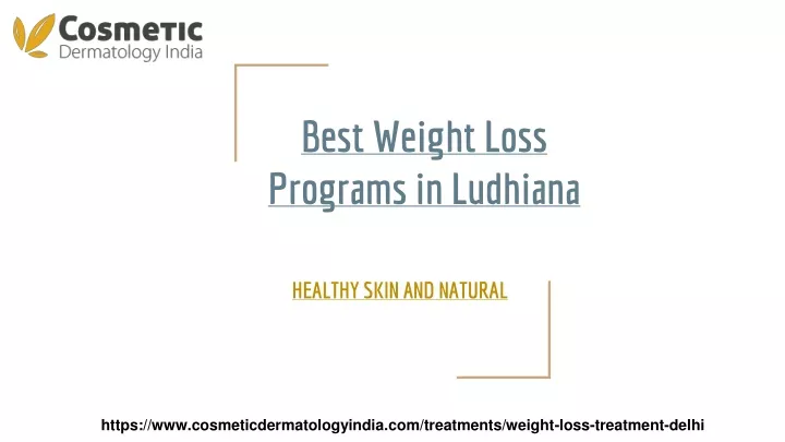 best weight loss programs in ludhiana