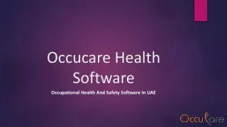 occucare health software