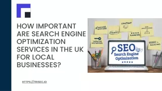 What Importance Do SEO Services Have For Local Businesses In The UK?