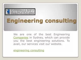 engineering consulting