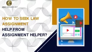 h o w t o s ee k l a w assignment help from