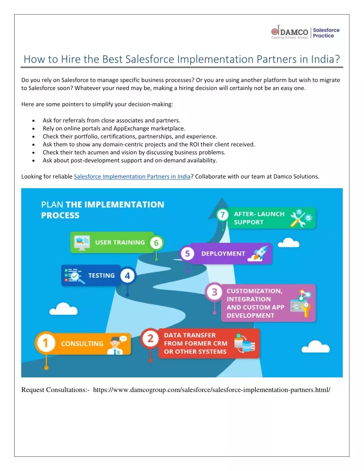 how to hire the best salesforce implementation