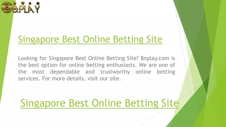 singapore best online betting site