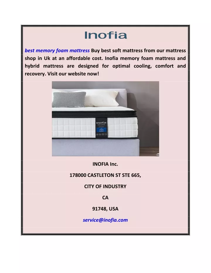 best memory foam mattress buy best soft mattress