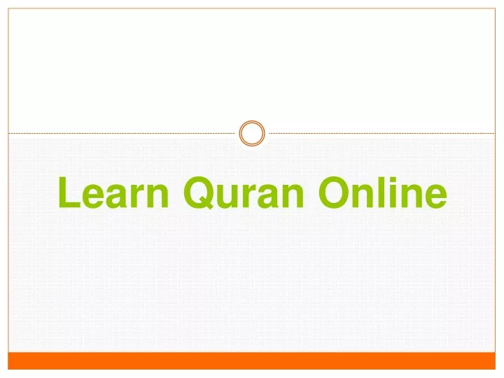 PPT - Learn Quran Online - Best Online Quran Classes for kids and ...