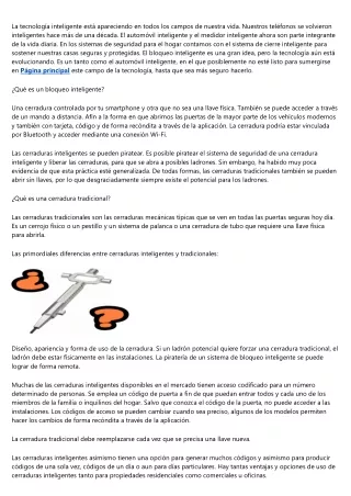 Cerraduras: ¿tradicionales o inteligentes? Qué elegir.