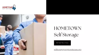 Hometown Self Storage Offers the Most Secure Storage Spaces.