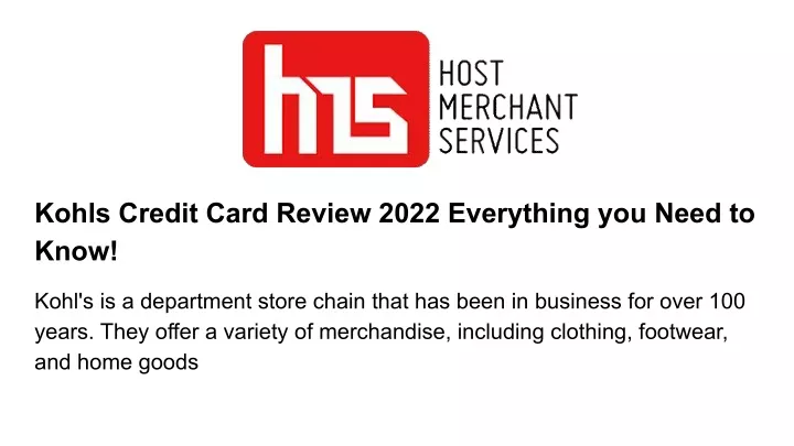 kohls credit card review 2022 everything you need