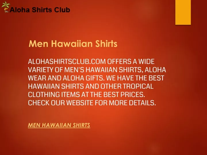 men hawaiian shirts