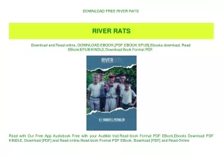 DOWNLOAD FREE RIVER RATS (READ PDF EBOOK)