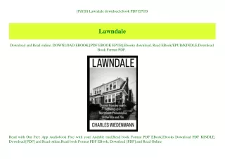 [Pdf]$$ Lawndale download ebook PDF EPUB