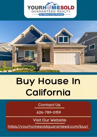 Buy House In California | Experienced Realtors - YHRSG