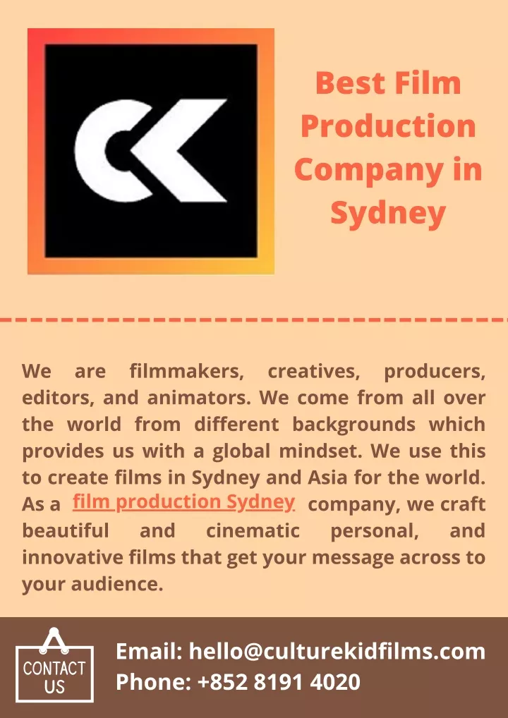 best film production company in sydney