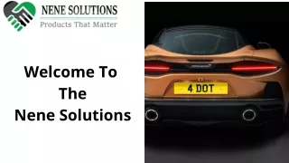 3D License plate - Nene Solutions