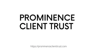 prominence client trust