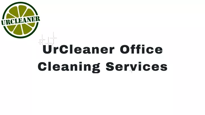 urcleaner office cleaning services