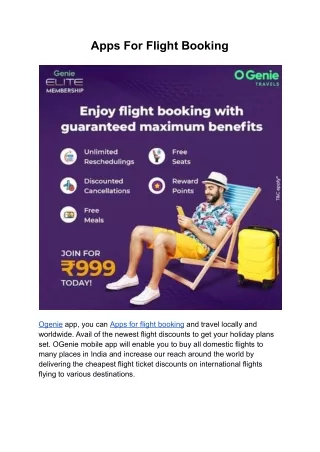 apps for flight booking