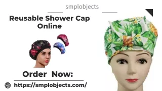 Reusable Shower Cap Online | Best Collection | Smplobjects