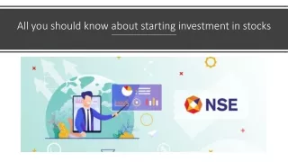All you should know about starting investment in