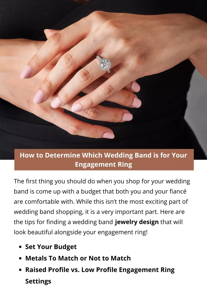 how to determine which wedding band is for your