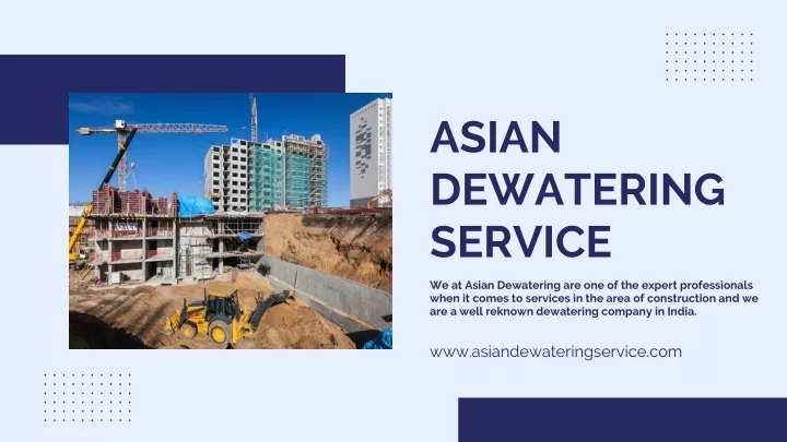 asian dewatering service