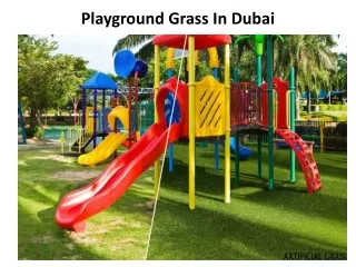playground grass in dubai