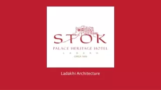 Ladakhi Architecture
