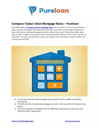 compare-today's-best-mortgage-rates-pureloan-1