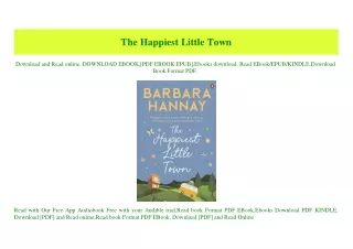 PDF) The Happiest Little Town EBOOK #pdf