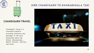 Hire Chandigarh To Dharamshala Taxi | Chandigarh Travel