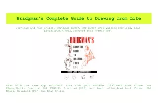 PDF) Bridgman's Complete Guide to Drawing from Life PDF eBook