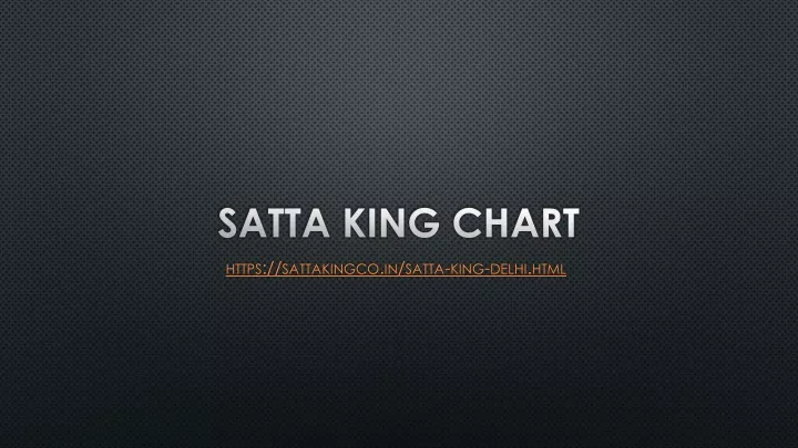 satta king chart