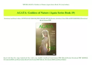 EPUB$ AGATA Goddess of Nature (Agata Series Book 19) {read online}