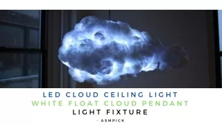 Led Cloud Ceiling light White Float Cloud Pendant Light Fixture