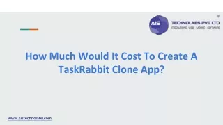 how much would it cost to create a taskrabbit clone app