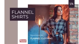 Best Flannel Shirts Manufacturer for Men and Women | Flannel Clothing