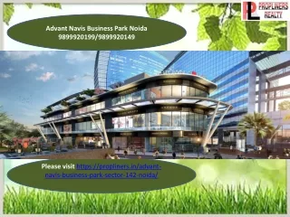 Advant Navis Business Park Noida Sector 142 9899920199