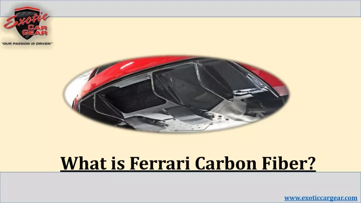 what is ferrari carbon fiber