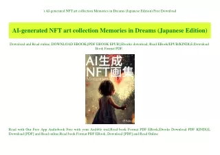^READ) AI-generated NFT art collection Memories in Dreams (Japanese Edition) Free Download