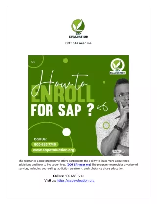 dot sap near me