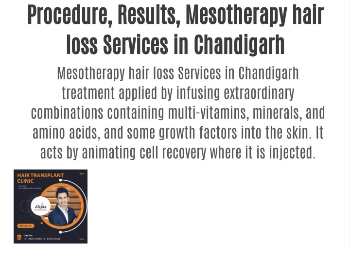 procedure results mesotherapy hair loss services