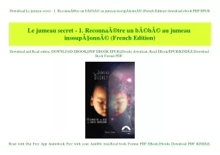 Download Le jumeau secret - 1. ReconnaÃƒÂ®tre un bÃƒÂ©bÃƒÂ© au jumeau insoupÃƒÂ§onnÃƒÂ© (French Edition) download ebook