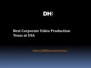 Best Corporate Video Production Texas
