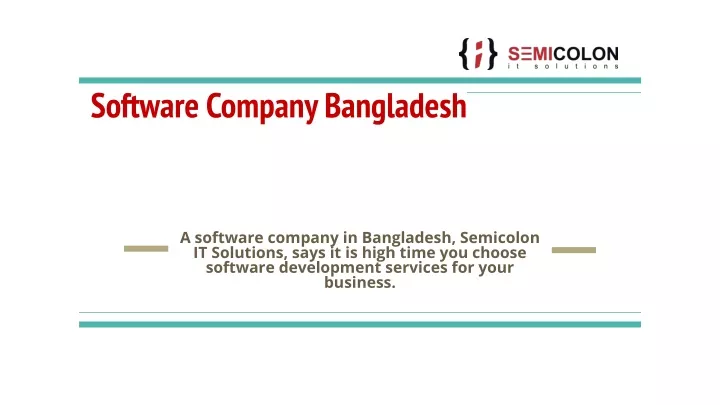 software company bangladesh